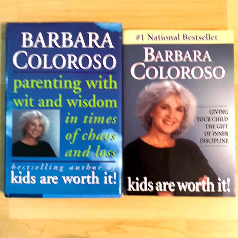 Set of two parenting books by Barbara Coloros